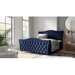 Continental bed Torvi with decorative quilting nan - match your sleep to the glamour style.