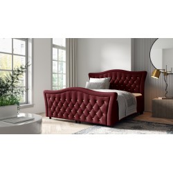 Continental bed Torvi with decorative quilting nan - match your sleep to the glamour style.
