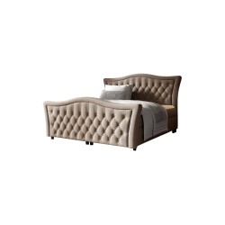 Continental bed Torvi with decorative quilting nan - match your sleep to the glamour style.