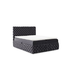 Cama continental Dormo acolchada con botones - comodidad y elegancia en tu dormitorio.