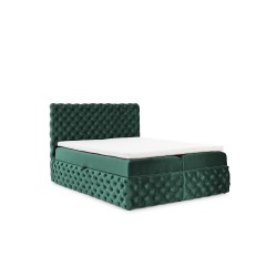 Cama continental Dormo acolchada con botones - comodidad y elegancia en tu dormitorio.