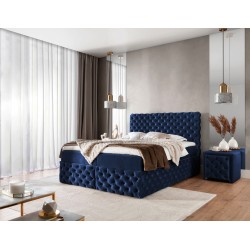 Kontinentales Bett Dormo mit Knopfsteppung - Komfort und Eleganz in Ihrem Schlafzimmer