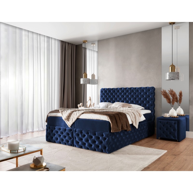 Kontinentales Bett Dormo mit Knopfsteppung - Komfort und Eleganz in Ihrem Schlafzimmer