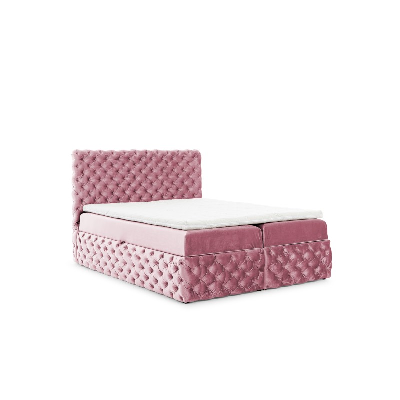 Kontinentales Bett Dormo mit Knopfsteppung - Komfort und Eleganz in Ihrem Schlafzimmer