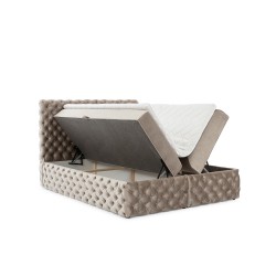 Kontinentales Bett Dormo mit Knopfsteppung - Komfort und Eleganz in Ihrem Schlafzimmer