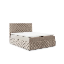 Dormo continental bed tufted with buttons - comfort and elegance in your bedroom