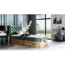 Luxaro III Comfortable Youth Bed with Storage - Faro 24 Fabric