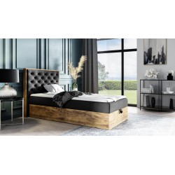 Luxaro III Comfortable Youth Bed with Storage - Faro 24 Fabric