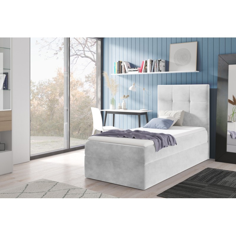 Kivo II youth bed with a bedding storage drawer - nan