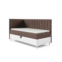 Título Meta: Cama juvenil Vitro III con cajón para ropa de cama | Tela Fresh 1 | Funcional y Elegante