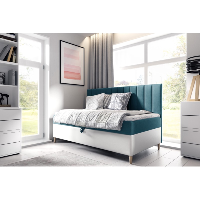 strongMeta Title:/strong Vitro II Youth Bed with Bedding Storage in Fresh 1 | Comfortable Sleep and Storage