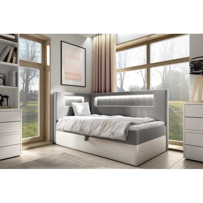 Bett Niva III mit LED-Beleuchtung und Bettkasten