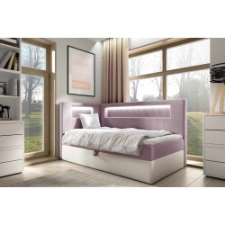Niva III bed with LED lighting and bedding storage