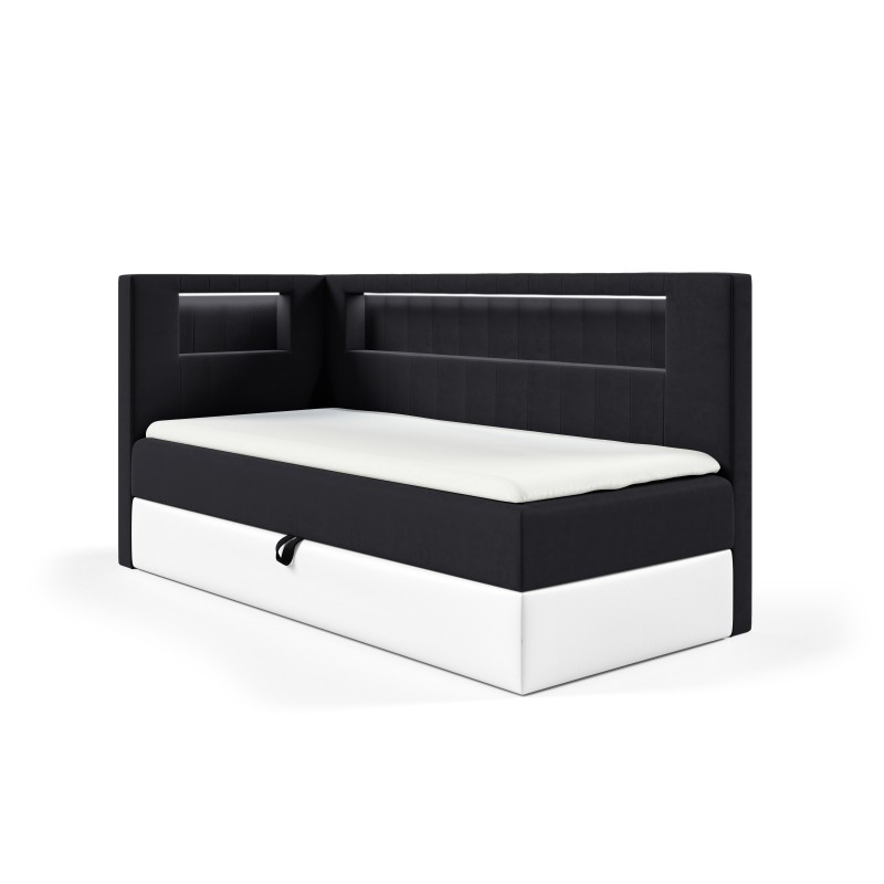 Niva III bed with LED lighting and bedding storage
