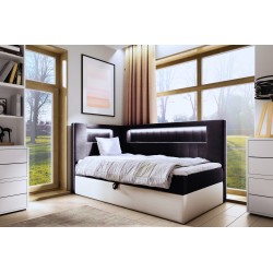 Bett Niva III mit LED-Beleuchtung und Bettkasten