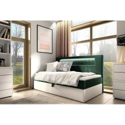 bMeta Title:/b Bett Niva II mit LED-Beleuchtung und Bettkasten – Der ideale Ort zur Erholung