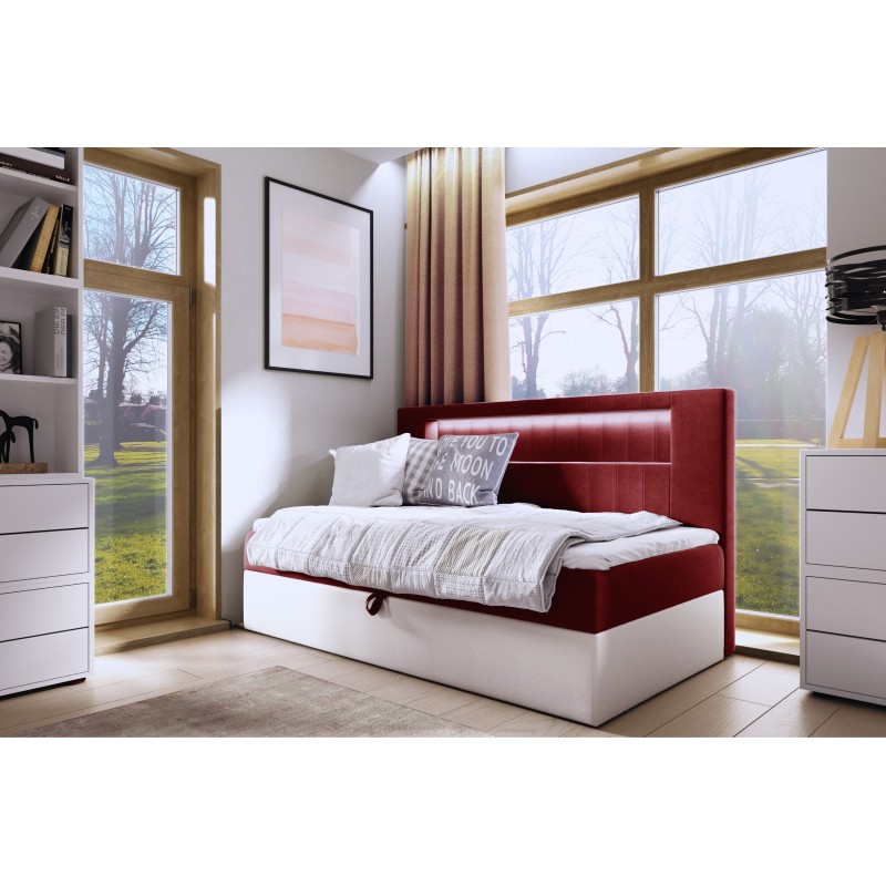 bMeta Title:/b Bett Niva II mit LED-Beleuchtung und Bettkasten – Der ideale Ort zur Erholung