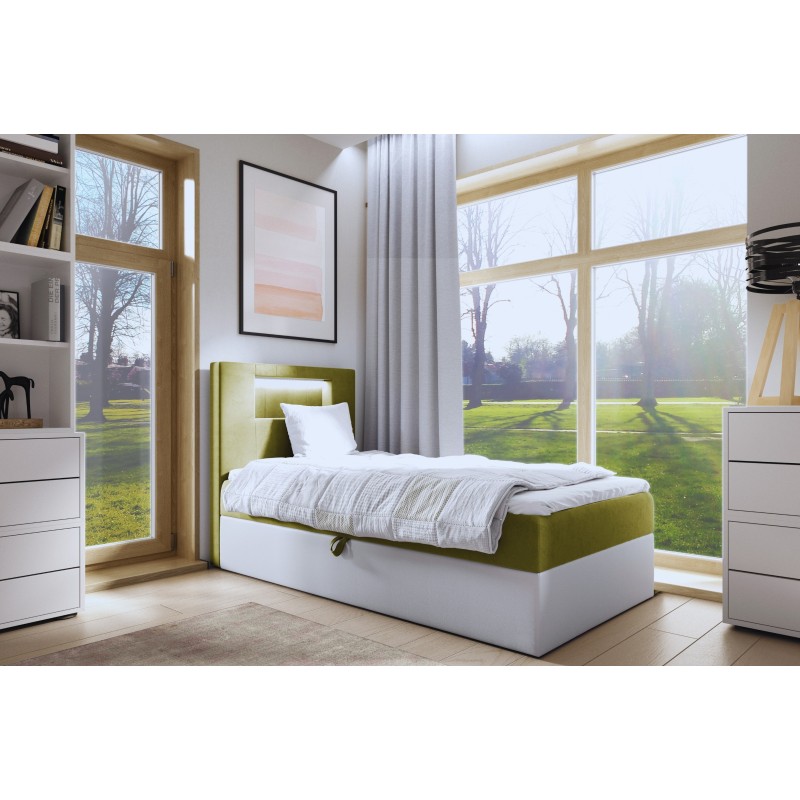 Niva I Bett mit LED-Beleuchtung und Bettkasten