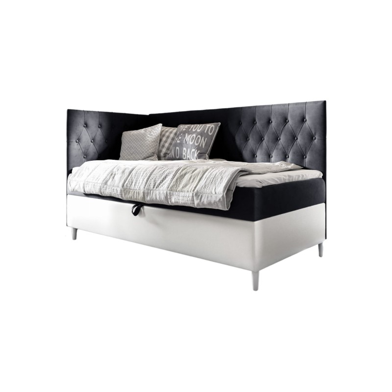 Modena III Bed – A luxurious bedroom furniture piece with a storage compartment for bedding and a sleeping function.