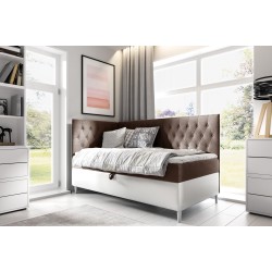Modena III Bed – A luxurious bedroom furniture piece with a storage compartment for bedding and a sleeping function.