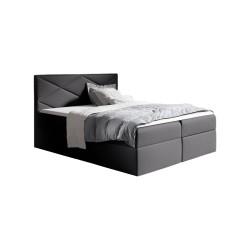 Cama continental Luvero con contenedor para ropa de cama tejido Rico 13