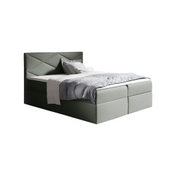 Cama continental Luvero con contenedor para ropa de cama tela Rico 3
