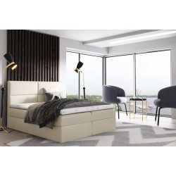 Voltar continental bed with a bedding storage container, fabric Soft 33