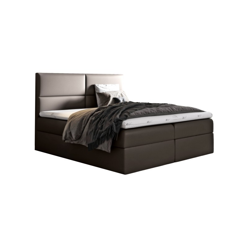 Kontinentalbett Voltar mit Bettkasten Stoff Soft 24