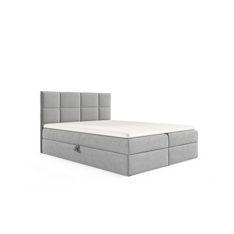 Cama continental Feron con contenedor para ropa de cama, tela Fresh 06