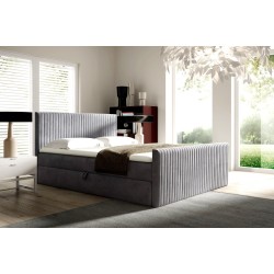 Kontinentalbett Elven mit Bettkasten Stoff Fresh 32