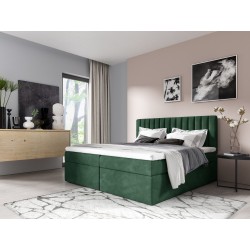 Kontinentalbett Jorvo mit Bettkasten Stoff Fresh 13