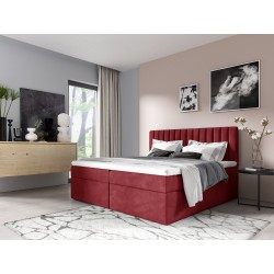 Kontinentalbett Jorvo mit Bettkasten Stoff Fresh 08