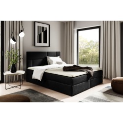 Killian continental bed with bedding storage, fabric Fresh 17