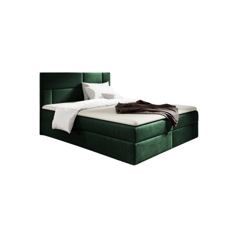 Killian continental bed with a storage container for bedding, fabric Fresh 13