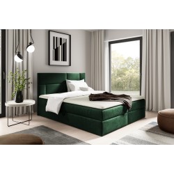 Cama continental Killian con contenedor para ropa de cama, tela Fresh 13