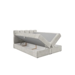 Kontinentalbett Orivo mit Bettkasten Stoff Coral 20