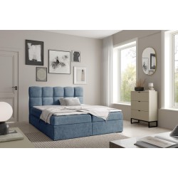 Kontinentalbett Orivo mit Bettkasten Stoff Coral 10