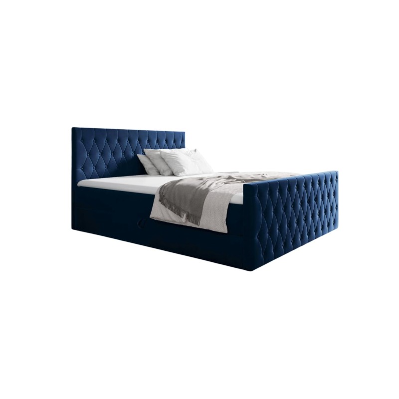 Cama continental Velar con contenedor para ropa de cama tela Fresh 11