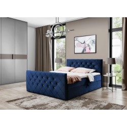 Kontinentalbett Nomero mit Bettkasten Stoff Riviera 81