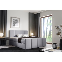 Cama continental Ulvaro con contenedor para ropa de cama tela Inari 91