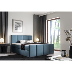 Cama continental Ulvaro con contenedor para ropa de cama, tela Inari 87