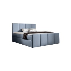 Kontinentalbett Ulvaro mit Bettkasten Stoff Inari 72