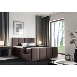 Cama continental Ulvaro con contenedor para ropa de cama, tela Inari 27