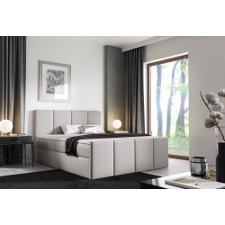 Kontinentalbett Ulvaro mit Bettkasten Stoff Inari 22