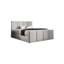 Kontinentalbett Ulvaro mit Bettkasten Stoff Inari 22