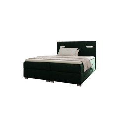 Cavon continental bed with sensory lighting and a storage container for bedding, fabric Fresh 13