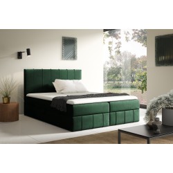 Continental bed Roze with a bedding storage in Fresh 13 fabric