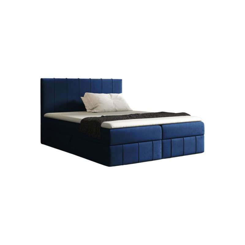 Continental bed Roze with a storage container for bedding, fabric Fresh 11