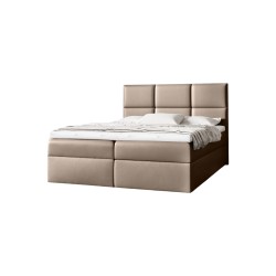 Cama continental Nuvon con contenedor para ropa de cama tejido Soft 34