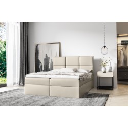 Cama continental Nuvon con contenedor para ropa de cama tela Soft 33